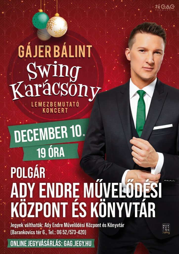 Gájer Bálint karácsonyi koncertje
