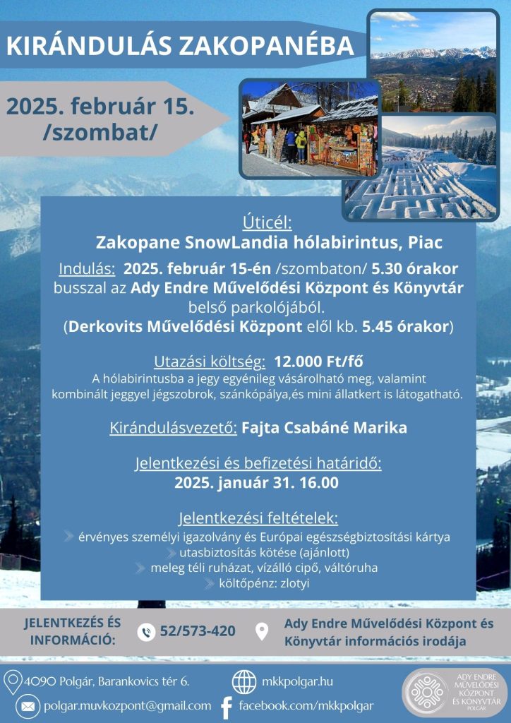 Kirándulás Zakopanéba