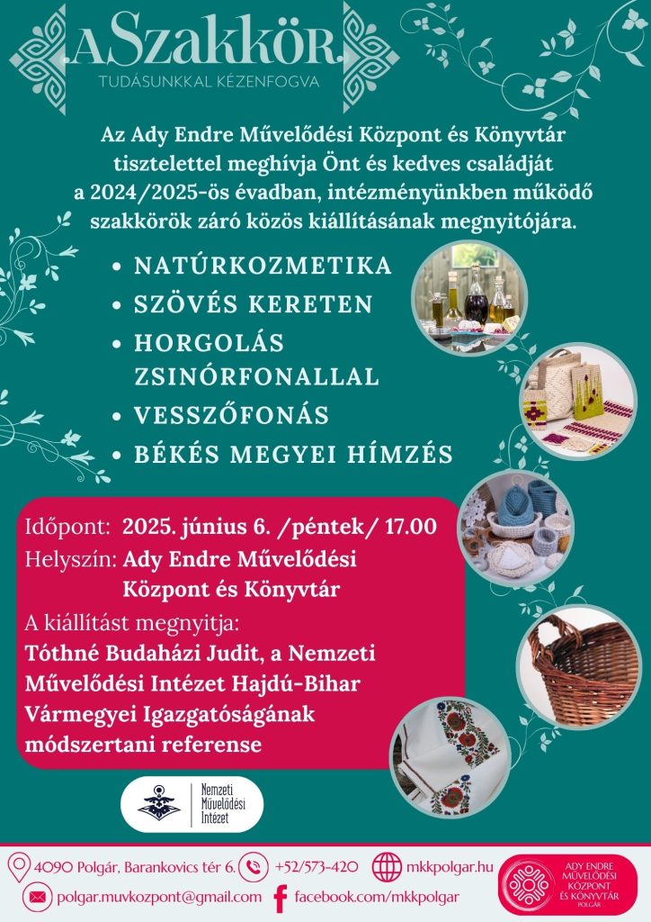 ASzakkör 2024/2025-ös évadának közös záró kiállítása